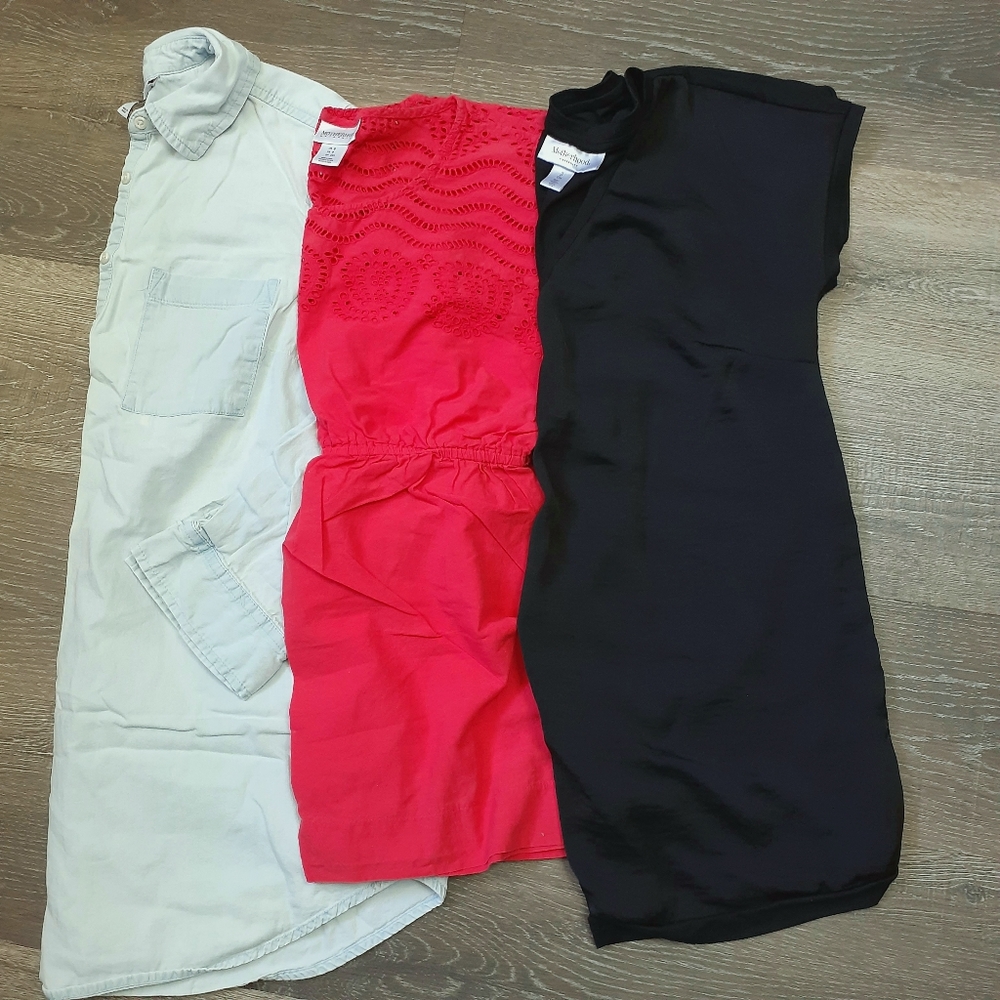 GUC Maternity Shirt Lot Mix Motherhood Liz Lange  Maternity Dress Shirts